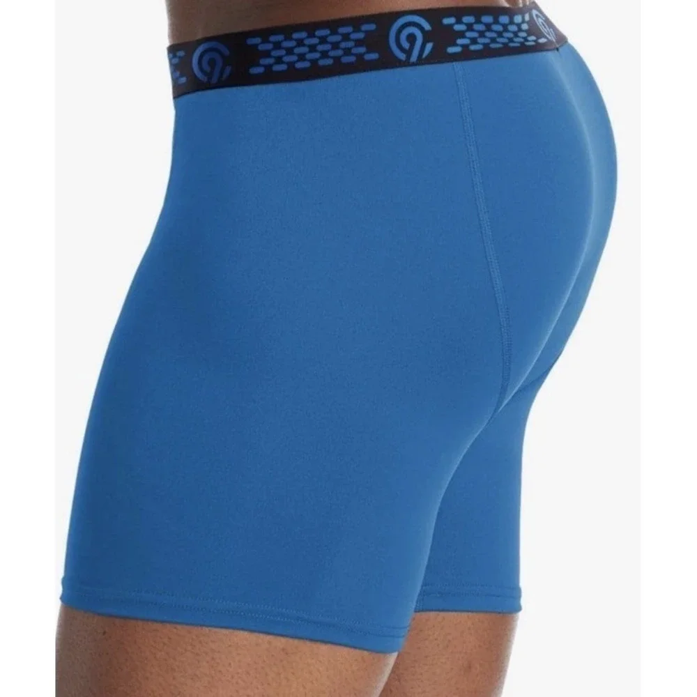 Men's Boxer Briefs 3 Pk C9 Champion‎ Black Gray Blue Size Small